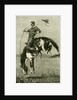 A Bronco Buster Riding a Bucking Horse 1891 USA by Anonymous