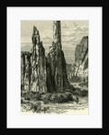 The Cathedral Spires in the Garden of the Gods 1891 by Anonymous