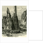 The Cathedral Spires in the Garden of the Gods 1891 by Anonymous