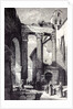 Rome Italy 1875 Portico of Octavia Side of the Pescheria by Anonymous