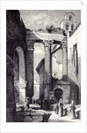 Rome Italy 1875 Portico of Octavia Side of the Pescheria by Anonymous