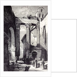 Rome Italy 1875 Portico of Octavia Side of the Pescheria by Anonymous