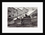 Rome Italy 1875 The Scala Cceli the Great Steps of Santa Maria of the Capitol by Anonymous