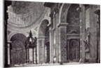 Rome Italy 1875 Interior of St. Peter's View Taken from Left Transept by Anonymous