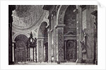 Rome Italy 1875 Interior of St. Peter's View Taken from Left Transept by Anonymous