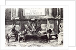 Rome Italy 1875 Fountain at the Villa of Pope Julius III by Anonymous