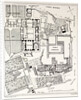 Rome Italy 1875 Plan of the Excavations on the Palatine by Anonymous