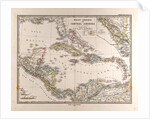 Map West Indies and Central America by Anonymous