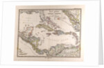 Map West Indies and Central America by Anonymous