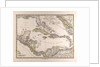 Map West Indies and Central America by Anonymous