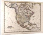Map North America by Anonymous