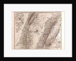 Israel Palestine Jerusalem Map by Anonymous