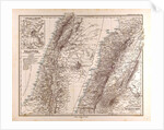 Israel Palestine Jerusalem Map by Anonymous