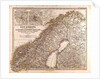 Norway Sweden Map 1872 by Anonymous