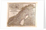 Norway Sweden Map 1872 by Anonymous