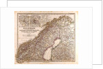 Norway Sweden Map 1872 by Anonymous