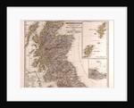 Great Britain Map Scotland 1872 by Anonymous