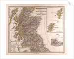 Great Britain Map Scotland 1872 by Anonymous
