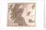 Great Britain Map Scotland 1872 by Anonymous