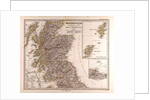 Great Britain Map Scotland 1872 by Anonymous