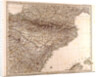 Spain France Pyrenees Map 1872 by Anonymous
