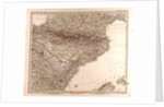 Spain France Pyrenees Map 1872 by Anonymous
