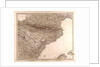 Spain France Pyrenees Map 1872 by Anonymous