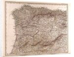 Spain Map 1872 by Anonymous