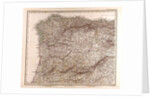 Spain Map 1872 by Anonymous