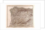 Spain Map 1872 by Anonymous