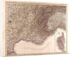 France Map 1874 by Anonymous