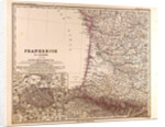 France Map 1874 by Anonymous