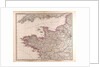 France Map 1874 by Anonymous
