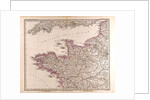 France Map 1874 by Anonymous