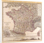 France Map 1874 by Anonymous
