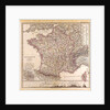 France Map 1874 by Anonymous