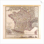 France Map 1874 by Anonymous
