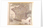 France Map 1874 by Anonymous