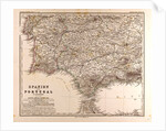 Spain Portugal Map by Anonymous
