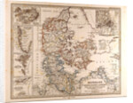 Danmark Map 1872 by Anonymous