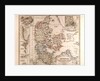 Danmark Map 1872 by Anonymous