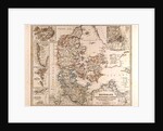 Danmark Map 1872 by Anonymous