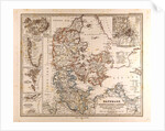 Danmark Map 1872 by Anonymous