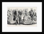 Her Majesty's Costume Ball, Marquis of Donegal, Miss Burdett Coutts, Earl of Surrey, Belgian Ambassadress, Marchioness of Ormonde, Lord Mandeville, Baroness Rothschild by Anonymous