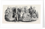 Her Majesty's Costume Ball, Marquis of Donegal, Miss Burdett Coutts, Earl of Surrey, Belgian Ambassadress, Marchioness of Ormonde, Lord Mandeville, Baroness Rothschild by Anonymous