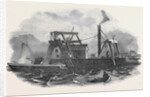 Blowing Up of the Whiting Shoal, Limehouse Reach, Dredging Machine by Anonymous