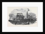 Blowing Up of the Whiting Shoal, Limehouse Reach, Dredging Machine by Anonymous