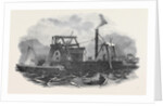 Blowing Up of the Whiting Shoal, Limehouse Reach, Dredging Machine by Anonymous