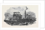 Blowing Up of the Whiting Shoal, Limehouse Reach, Dredging Machine by Anonymous