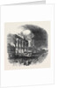 Burning of the Bowery Theatre, New York by Anonymous